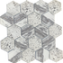 White Crackle Hex - MOSAICS4YOU