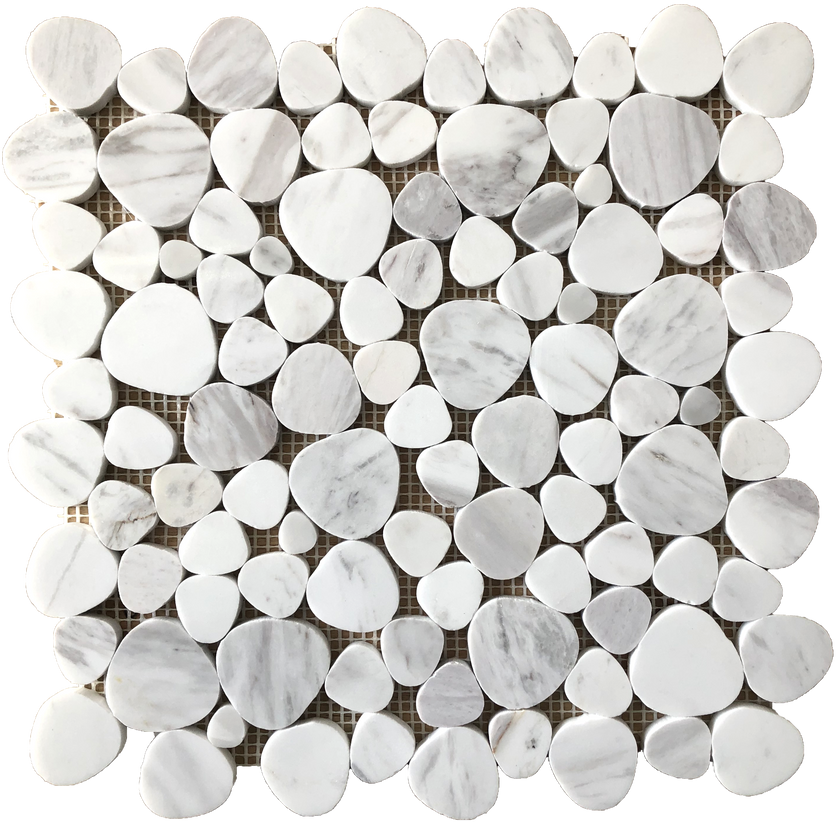 White Hearts Marble - MOSAICS4YOU