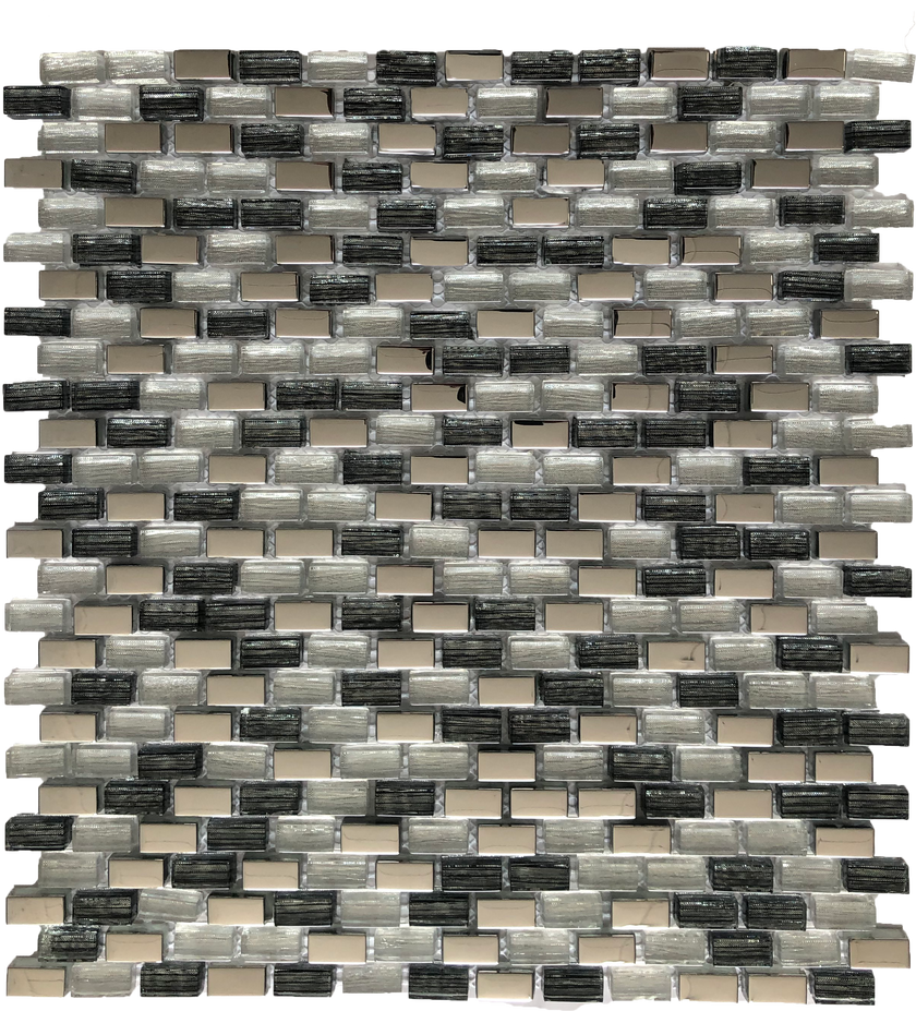 brick tile fireplace