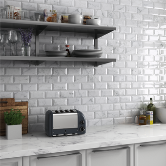 Carrara Metro 3x6 Gloss - mosaics-4-you