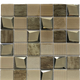brown square tile