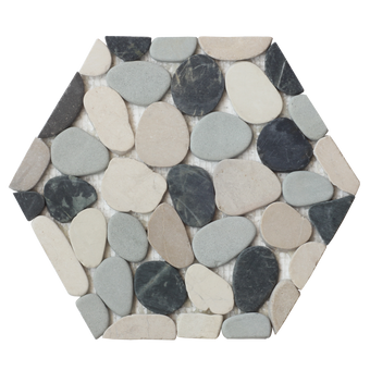 Pebblino Metro Flat Hexagon - mosaics-4-you