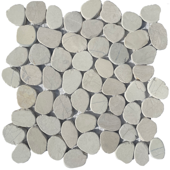 Lovina Sliced Round Pebble - MOSAICS4YOU