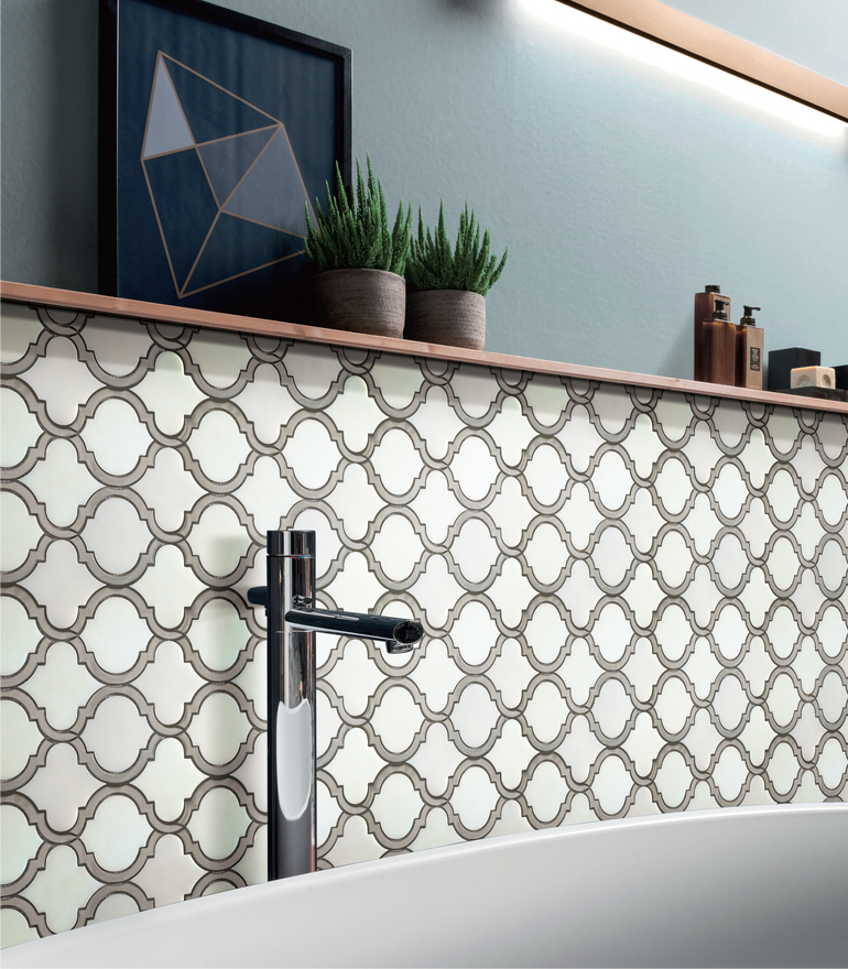Salamanca White Arabesque Tile - MOSAICS4YOU