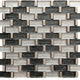 glass subway tile kitchen backsplash