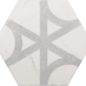 Carrara Hexagon Flow - mosaics-4-you