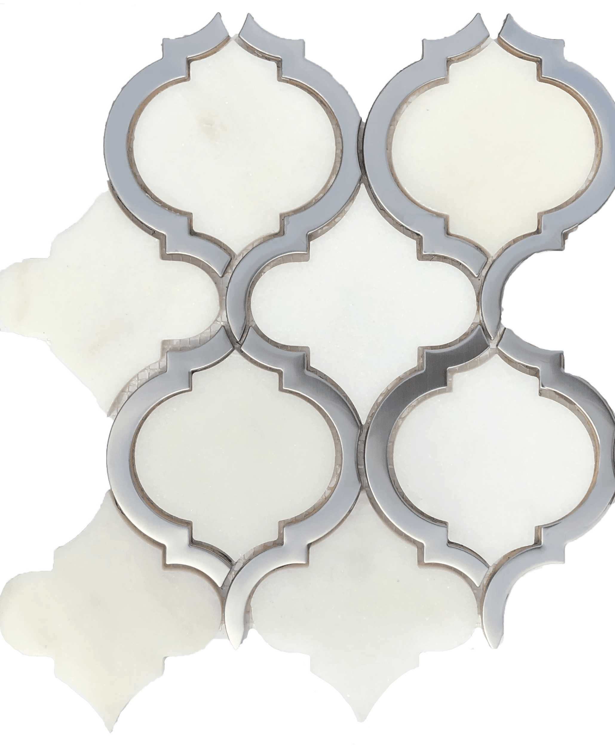 Salamanca White Arabesque Tile - MOSAICS4YOU