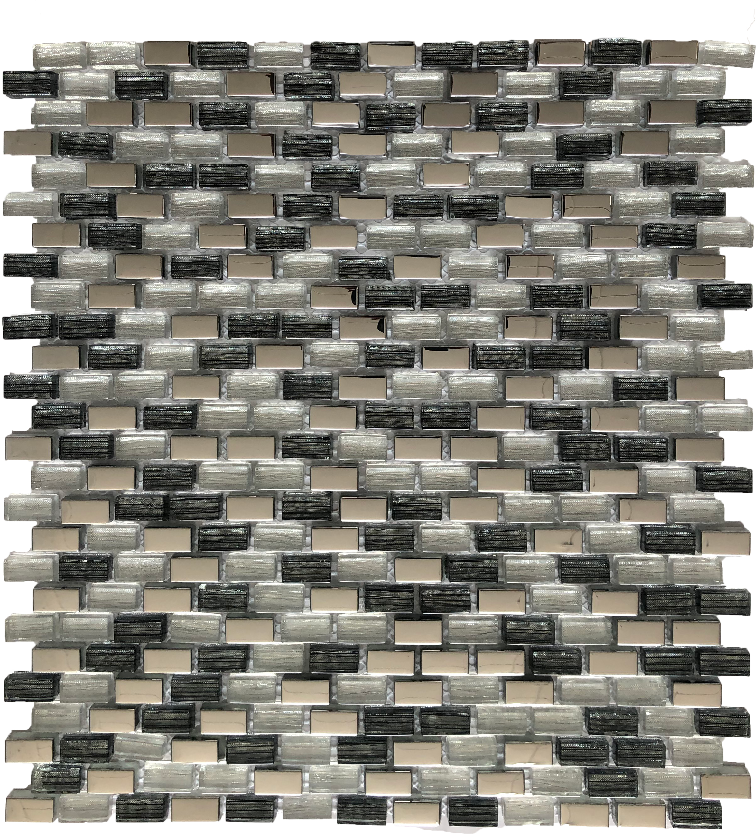 brick tile fireplace