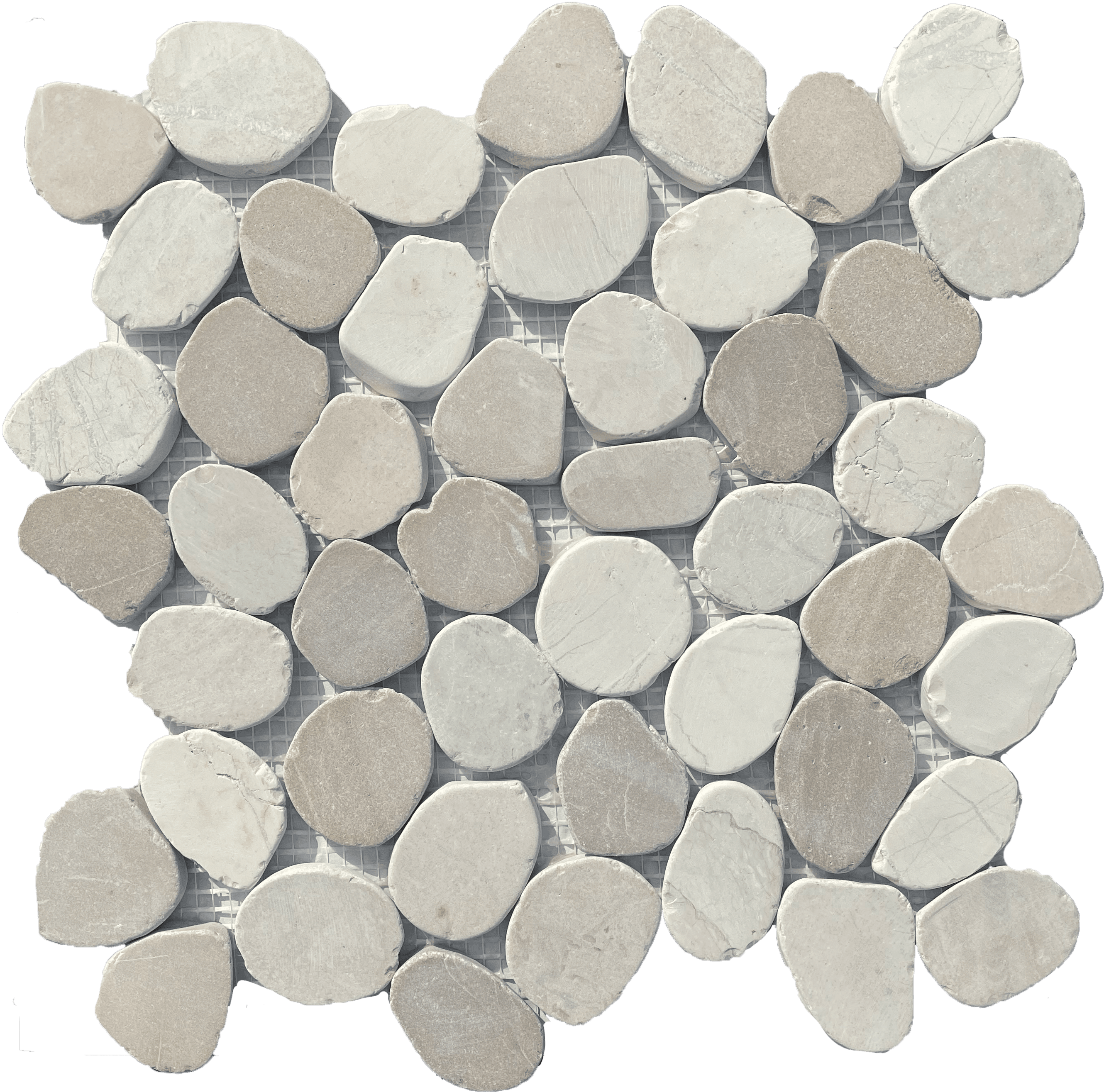 Komodo Sliced Round Pebbles - MOSAICS4YOU